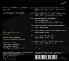 Giovanni Battista Costanzi (1704-1778): Sinfonie per Cello, CD