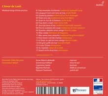 L'Amor de Lonh - Medieval songs of love and loss, CD