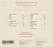 Silvius Leopold Weiss (1687-1750): Sonaten für 2 Lauten "The Dresden Manuscript", CD
