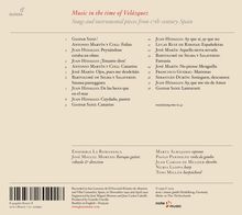 Musik zur Zeit Velazquez, CD