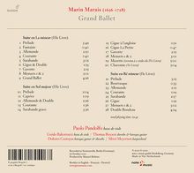 Marin Marais (1656-1728): 3 Suiten für Viola da gamba - "Grand Ballet", CD