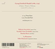 Georg Friedrich Händel (1685-1759): Clori,Tirsi e Fileno-Kantate HWV 96, CD