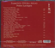 Pedro Lavirgen - Famous Opera Arias, CD
