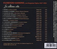 Florindo Sassone: La Ultima Cita 1947-1953, CD