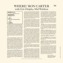 Ron Carter (geb. 1937): Where? (remastered) (180g) (Limited Edition), LP