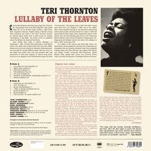 Teri Thornton: Lullaby Of The Leaves (180g) (Limited Numbered Edition) (2 Bonus Tracks), LP