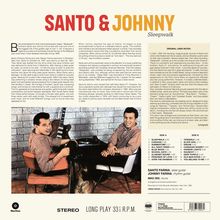 Santo &amp; Johnny: Sleepwalk (180g) (Limited Edition) +6 Bonus Tracks, LP