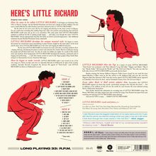 Little Richard: Here's Little Richard (180g) (Limited Edition) +8 Bonus Tracks, LP