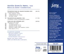 Anton Garcia Abril (1933-2021): Kammermusik, CD