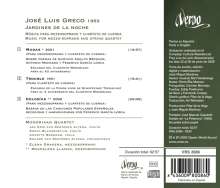 Jose Luis Greco (geb. 1953): Kammermusik "Jardines De La Noche", CD