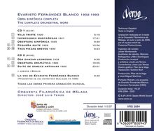 Evaristo Fernandez Blanco (1902-1993): Orchesterwerke "Obra Sinfonia Completa", 2 CDs