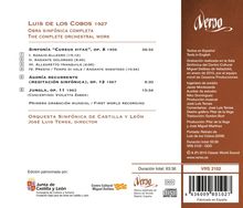 Luis de los Cobos (1927-2012): Symphonie "Cursus Vitae", CD