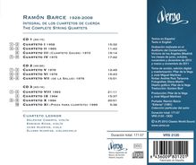 Ramon Barce (1928-2008): Sämtliche Streichquartette, 3 CDs