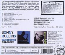 Sonny Rollins (geb. 1930): Saxophone Colossus / Work Time, CD