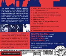 Ornette Coleman (1930-2015): Ornette! (+ 3 Bonus Tracks), CD