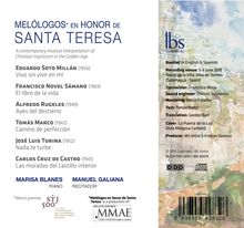 Manuel Galiana &amp; Marisa Blanes - Melogos en Honor de Santa Teresa, CD