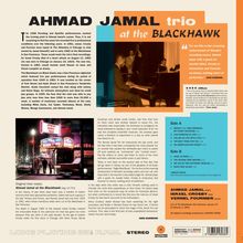 Ahmad Jamal (1930-2023): At The Blackhawk +2 Bonus Tracks (180g) (Limited Edition) (Orange Vinyl), LP