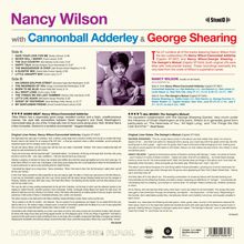 Nancy Wilson &amp; Cannonball Adderley: Nancy Wilson With Cannonball Adderley &amp; George Shearing (180g) (Limited Edition), LP