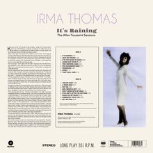 Irma Thomas: It's Raining: The Allen Toussaint Sessions (180g), LP