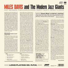 Miles Davis (1926-1991): Miles Davis And The Modern Jazz Giants (180g) (Limited Edition), LP