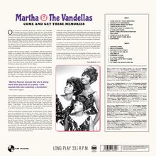 Martha Reeves: Come And Get These Memories (remastered) (180g) (Limited Edition), LP