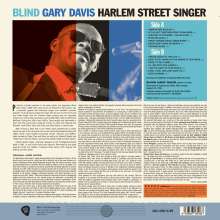 Blind Gary Davis: Harlem Street Singer (180g) (2 Bonus Tracks), LP