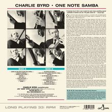 Charlie Byrd (1925-1999): One Note Samba (180g) (Audiophile Vinyl), LP