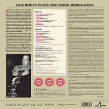 Luiz Bonfa (1922-2001): Composer Of Black Orpheus Plays And Sings Bossa Nova (180g) (Limited Edition), LP