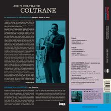 JOHN COLTRANE. "Coltrane in the 21th Century – Jazz Magazine." Titel: Side A & B Tracks. Bild: Mann mit Saxophon.