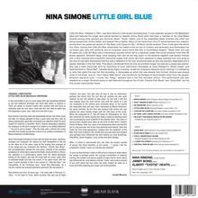 Nina Simone (1933-2003): Little Girl Blue (remastered) (180g) (Limited-Edition), LP