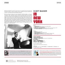 Chet Baker (1929-1988): In New York (180g) (Limited-Edition), LP