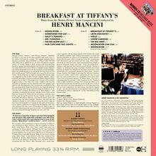 Henry Mancini (1924-1994): Breakfast At Tiffany's (180g) (mit CD), 1 LP und 1 CD