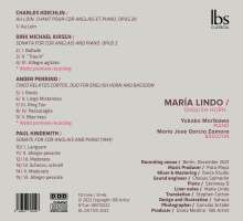 Maria Lindo, English Horn, CD