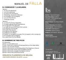 Manuel de Falla (1876-1946): El Corregidor y la Molinera, CD