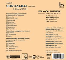 Pablo Sorozabal (1897-1988): Chorwerke I, CD