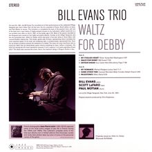 Bill Evans (Piano) (1929-1980): Waltz For Debby (180g) (Limited Edition), LP