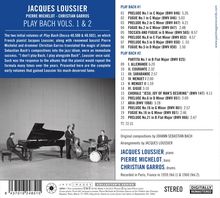 Jacques Loussier (1934-2019): Play Bach Vol.1 &amp; 2 (Jazz Images), CD
