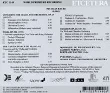 Nicolas Bacri (geb. 1961): Cellokonzert op.17, CD