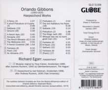 Orlando Gibbons (1583-1625): Cembalowerke, CD