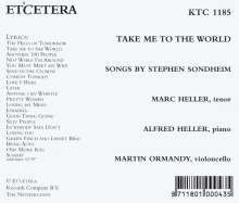Stephen Sondheim (1930-2021): Songs, CD