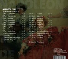 Napoleon Coste (1806-1883): 25 Etudes de Genre für Gitarre op.38, CD
