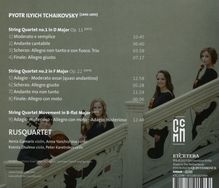 Peter Iljitsch Tschaikowsky (1840-1893): Streichquartette Nr.1 &amp; 2, CD