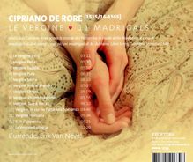 Cipriano de Rore (1516-1565): 11 Madrigale "Le Vergine", CD