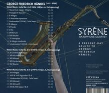 Georg Friedrich Händel (1685-1759): Wassermusik (arr. für Saxophonquartett), CD