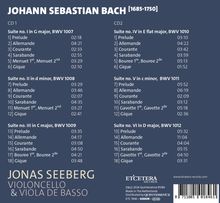 Johann Sebastian Bach (1685-1750): Cellosuiten BWV 1007-1012, 2 CDs