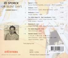 Jo Sporck (geb. 1953): Kammermusik, CD