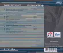 Robin de Raaff (geb. 1968): Klavierkonzert, CD