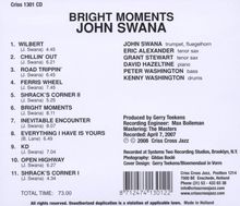 John Swana (geb. 1962): Bright Moments, CD