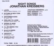 Jonathan Kreisberg (geb. 1972): Night Songs, CD