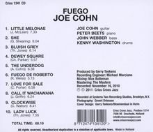 Joe Cohn (geb. 1956): Fuego, CD